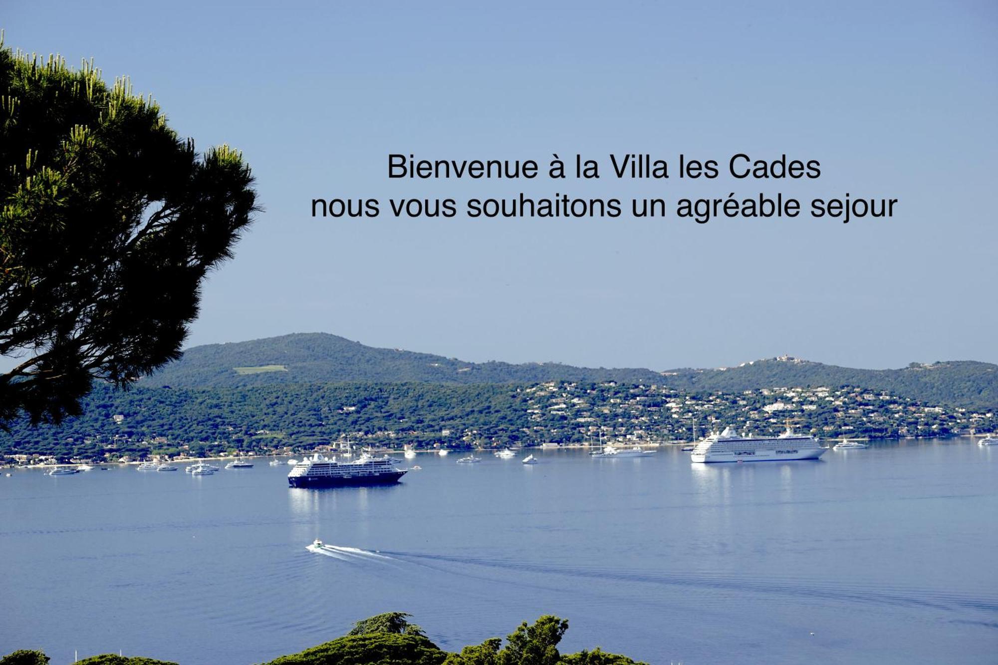 Villa Les Cades Sainte-Maxime Exteriör bild
